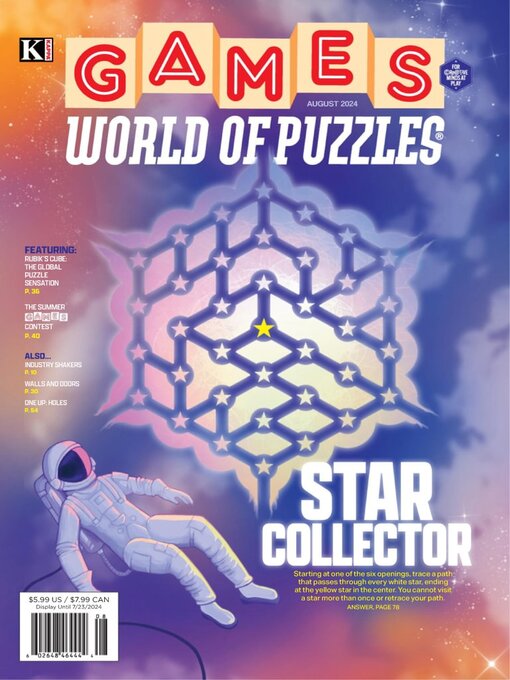 Title details for Games World of Puzzles by Kappa Publishing Group, Inc. - Available